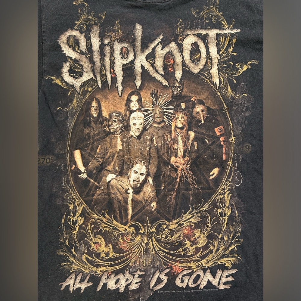 Slipknot All Hope Is Gone Hanes Concert Tee - Picture 4 of 7